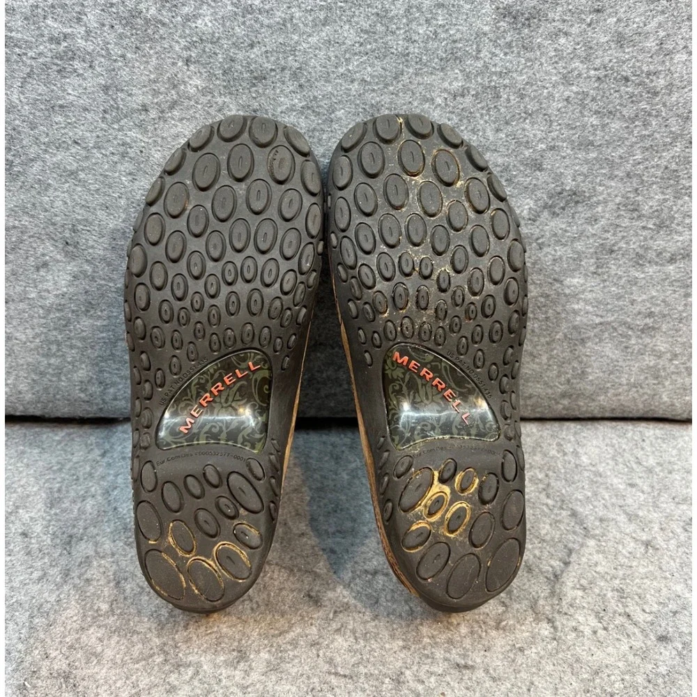 Merrell Brown‎ Suede Leather Accent Mary Jane Comfort Shoes Outfoors Women's  8